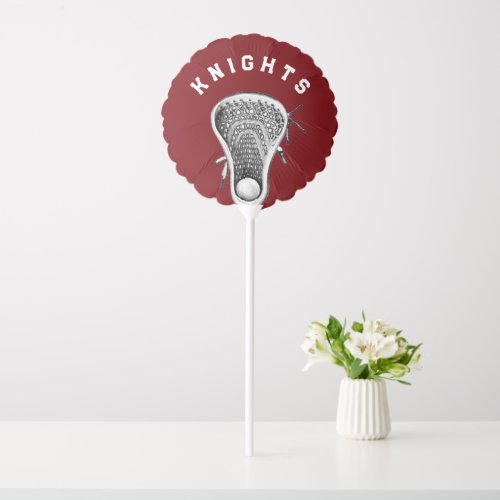 Lacrosse Team Maroon Balloon