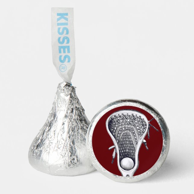 Lacrosse Team Maroon Hershey®'s Kisses® (Front)