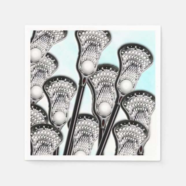 Lacrosse Team Napkins (Front)