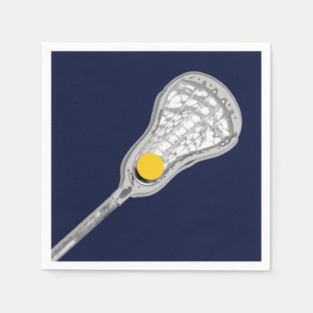 Lacrosse Team Napkins (Front)