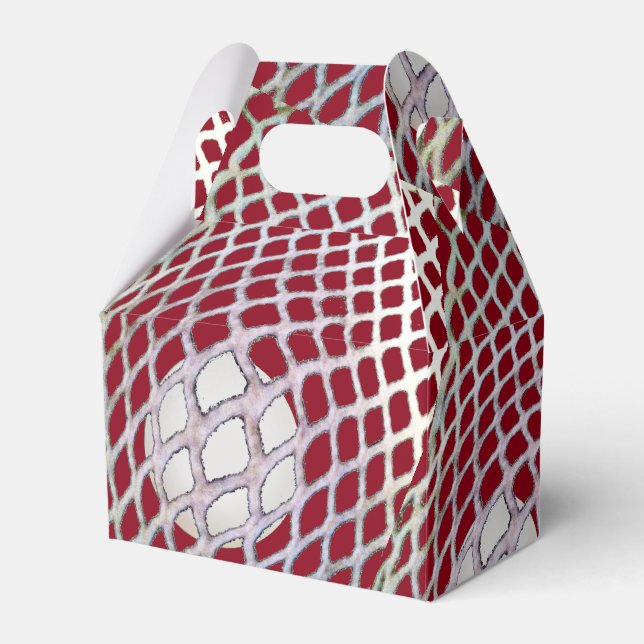 Lacrosse Team Party Favor Boxes (Front Side)