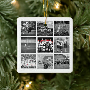 Lacrosse Team Photo Sports School Name Year Ceramic Ornament