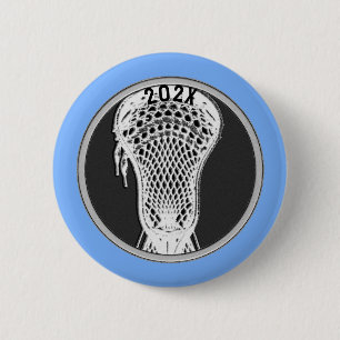 Lacrosse Team Player Keepsake Gift Button