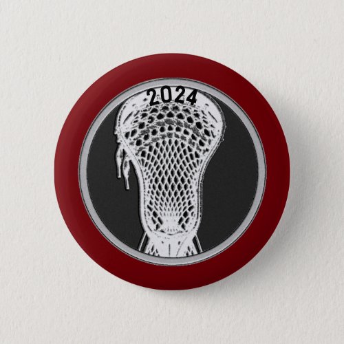 Lacrosse Team Player Keepsake Gift Button