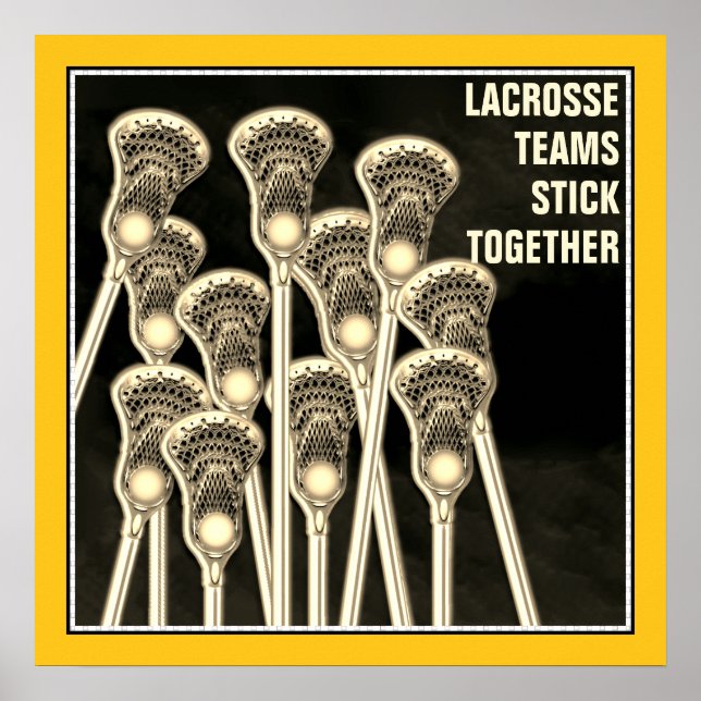 Lacrosse Team Poster (Front)