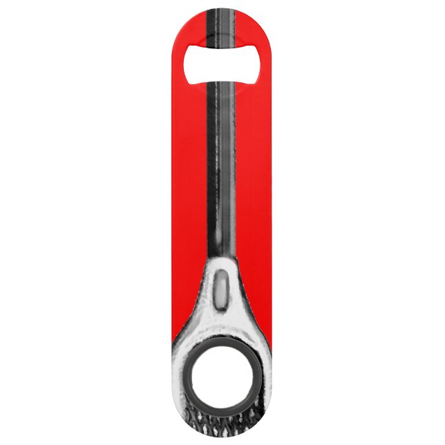 Lacrosse Team Red Gift Bar Key (Front)