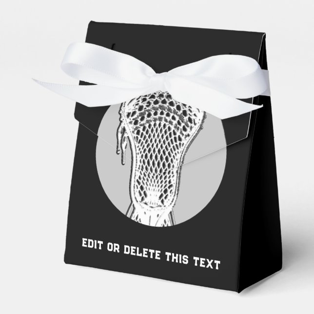 Lacrosse Team Senior Night Favor Boxes (Front Side)