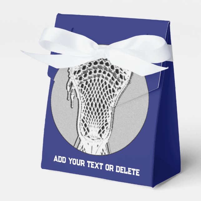 Lacrosse Team Senior Night Favor Boxes (Front Side)