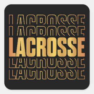 Lacrosse Text Stickers