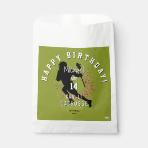LaCrosse Theme Birthday Favor Bag HAMbyWG