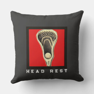 Lacrosse Throw Pillow