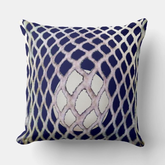 Lacrosse Throw Pillow (Front)
