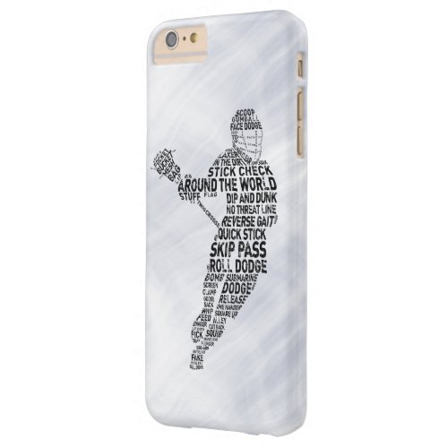 Lacrosse Typography Design Phone Cover