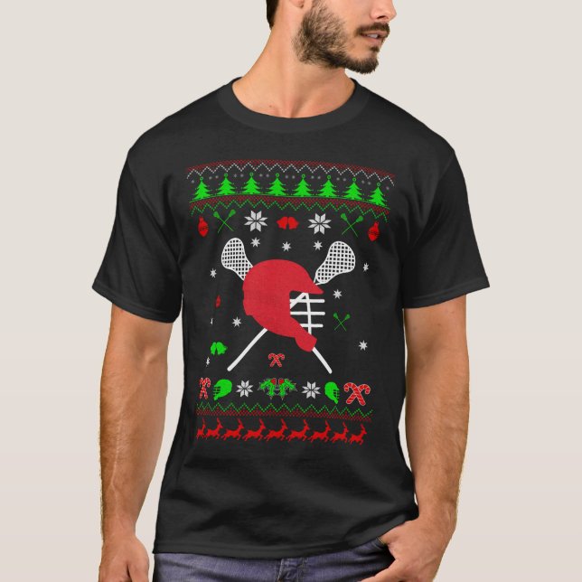 Lacrosse Ugly Christmas Sweater (Front)