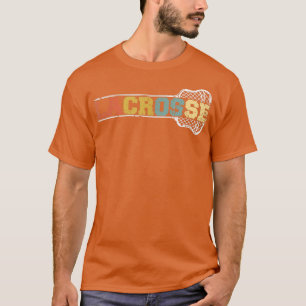 Lacrosse Vintage Retro Lacrosse Stick Sun Gift T-Shirt