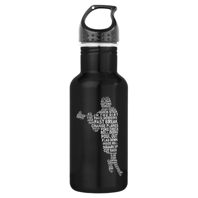 Lacrosse Water Bottle (Front)
