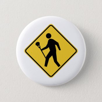 Lacrossing Button by laxshop at Zazzle