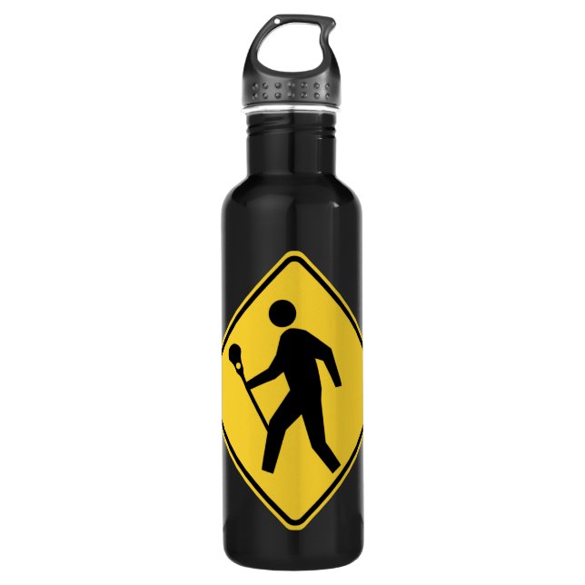 Lacrossing Stainless Steel Water Bottle (Front)