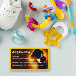 Lactation Bilingual English Spanish Business Card