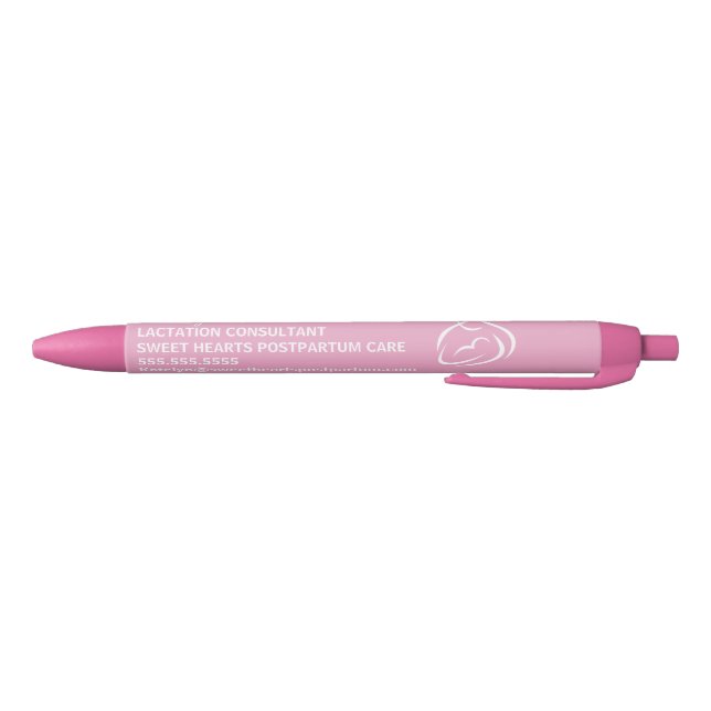Lactation Consultant Breastfeeding Expert Pink Pen (Bottom)