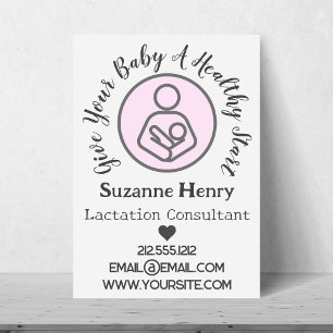 Lactation Consultant Breastfeeding Leche Baby Flyer