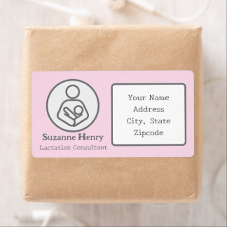 Lactation Consultant Breastfeeding Return Address Label