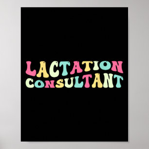 Lactation Consultant Breastfeeding Support Awarene Poster