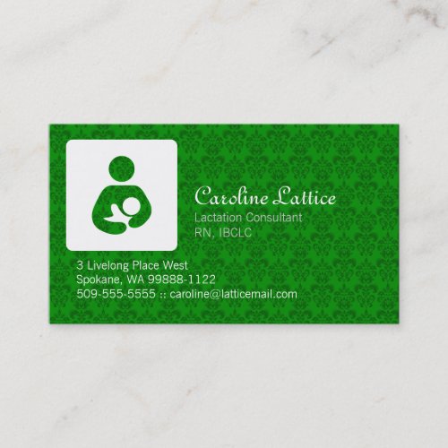 Lactation Consultant Business Card