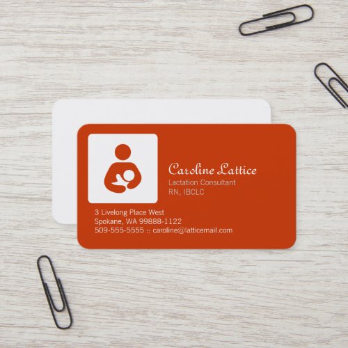 Lactation Consultant Business Card