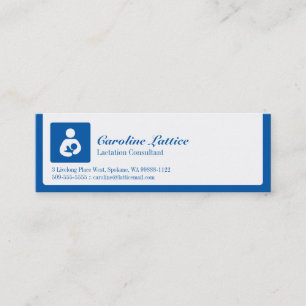 Lactation Consultant Mini Business Card