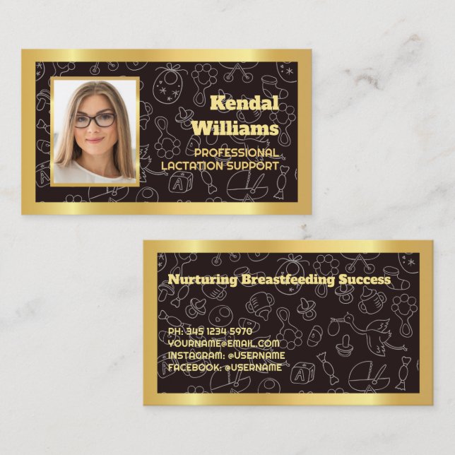 Lactation Specialist Business Card (Front/Back)