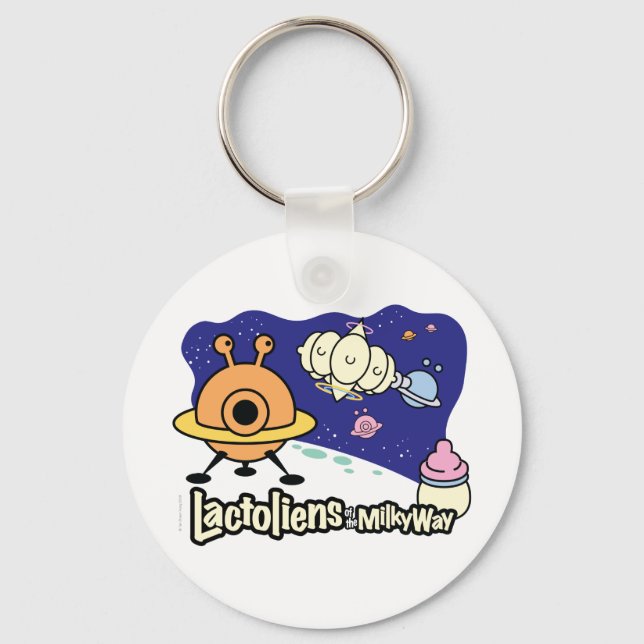 Lactoliens™ Keychain (Front)