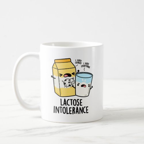 Lactose Intolerance Funny Milk Pun  Coffee Mug