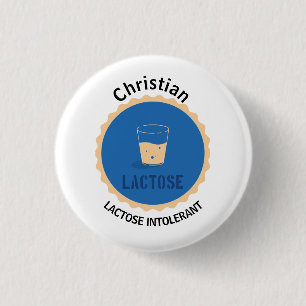Lactose Intolerant Alert Editable Name Button