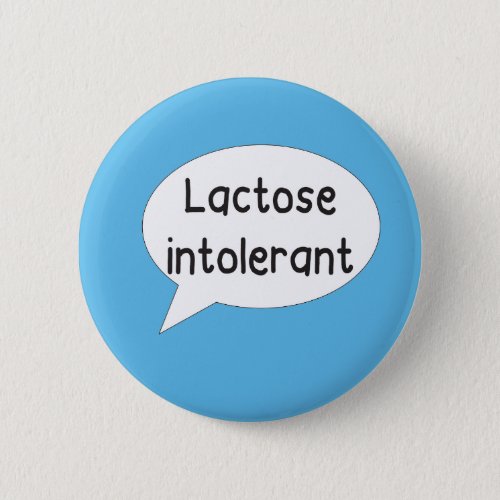 lactose intolerant badge button