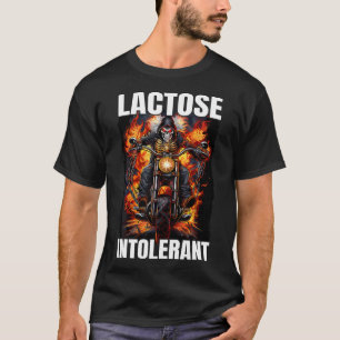 Lactose Intolerant Skeleton Lactose Intolerance T-Shirt