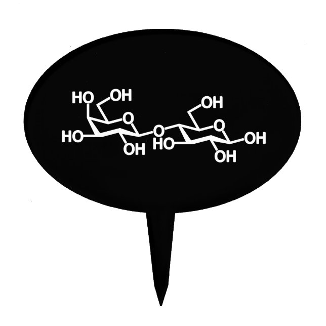 Lactose Milk Structure Cake Topper (Front)