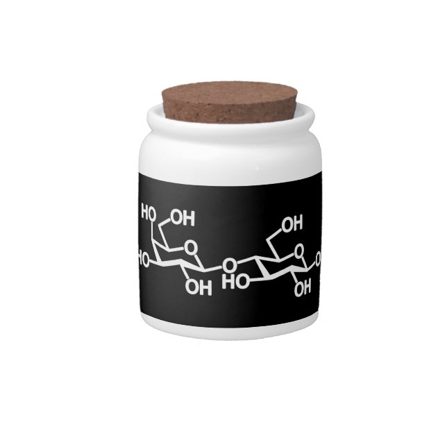 Lactose Milk Structure Candy Jar (Front)