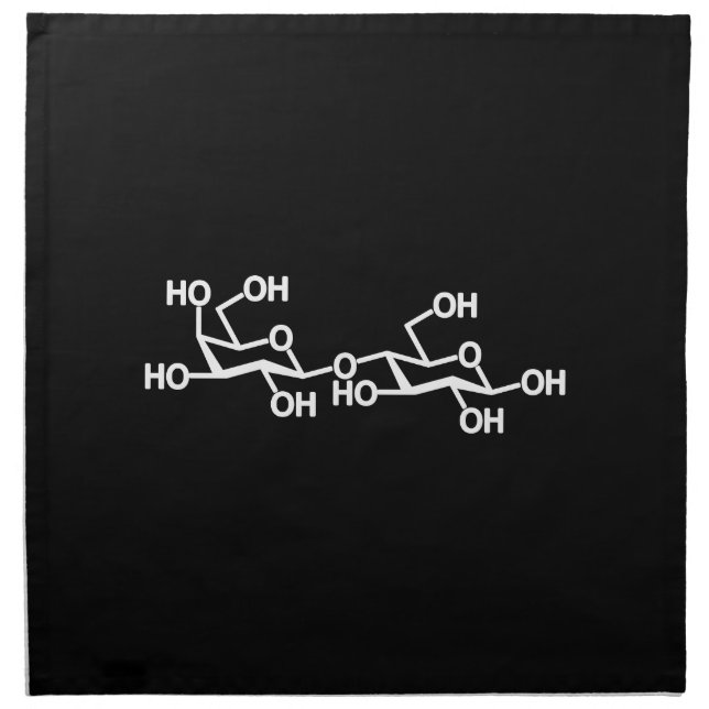Lactose Milk Structure Cloth Napkin (Front)