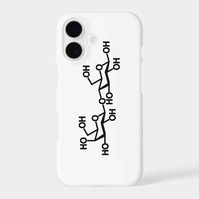 Lactose Milk Structure Iphone Case (Back)