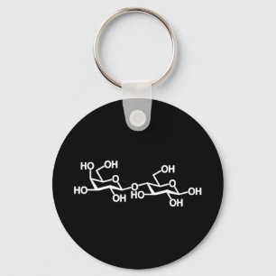Lactose Milk Structure Keychain