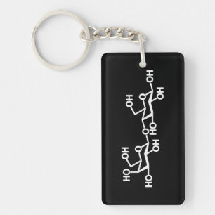 Lactose Milk Structure Keychain