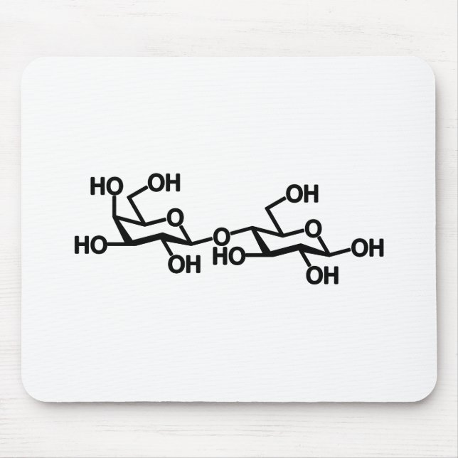 Lactose Milk Structure Mouse Pad (Front)