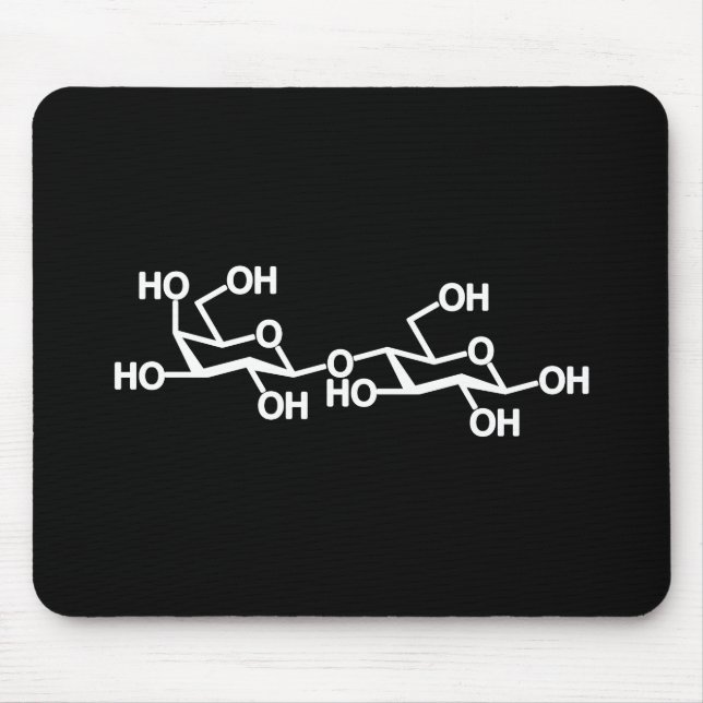 Lactose Milk Structure Mouse Pad (Front)