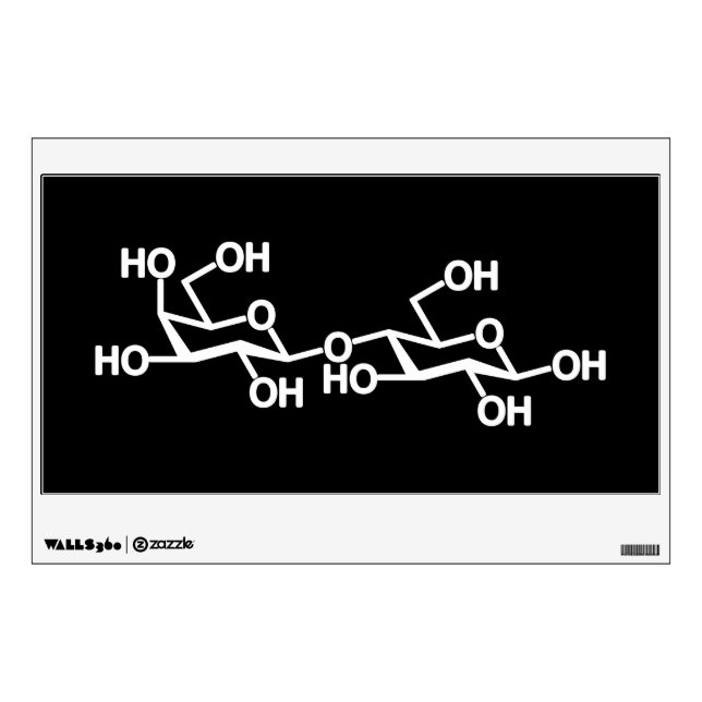 Lactose Milk Structure Wall Decal (Front)