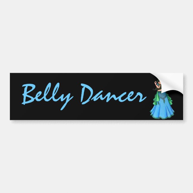 Lacy Belly Dancer Bumper Sticker (Front)