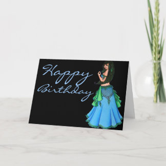 Lacy Belly Dancer Card