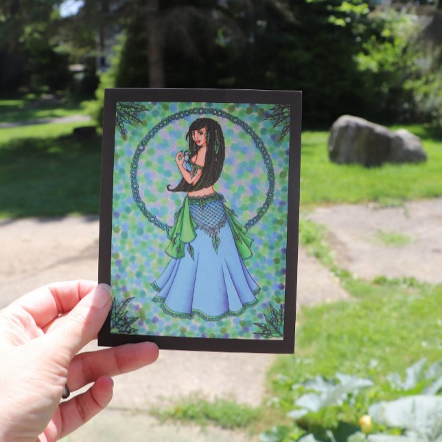 Lacy Belly Dancer Postcard (Creator Uploaded)