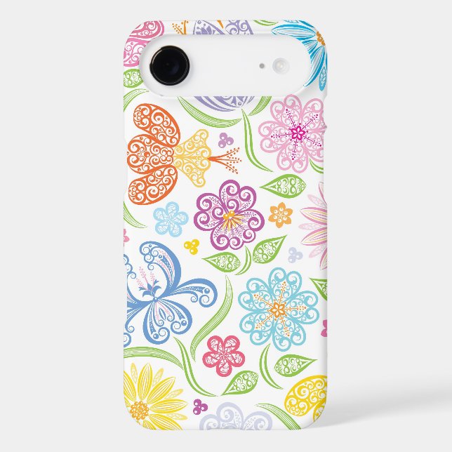 Lacy Floral Pattern iPhone 5 Case (Back)