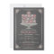 Lacy Flower Birthday Cake Chalkboard Invitation